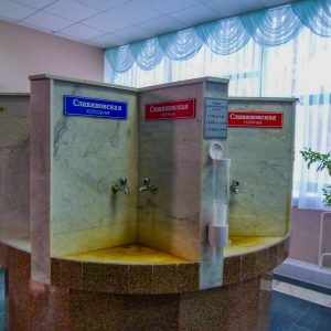 Бювет в санатории Лесной в городе Железноводске - фотография