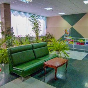 Холл в санатории Лесной в городе Железноводске - фотография