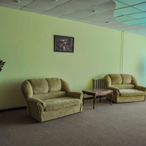 Холл в санатории Лесной в городе Железноводске - фотография