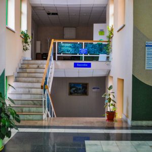 Лестница в санатории Лесной в городе Железноводске - фотография