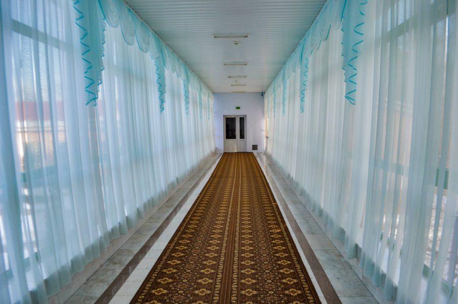 Коридор в санатории Лесной в городе Железноводске - фотография