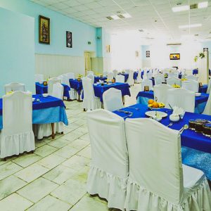 Питание в Общем обеденном зале в санатории Лесной в городе Железноводске - фотография