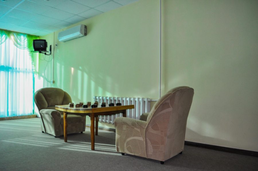 Шахматы в санатории Лесной в городе Железноводске - фотография