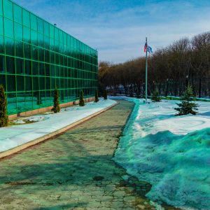Территория в санатории Лесной в городе Железноводске - фотография