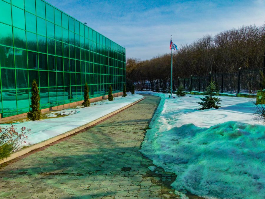 Территория в санатории Лесной в городе Железноводске - фотография