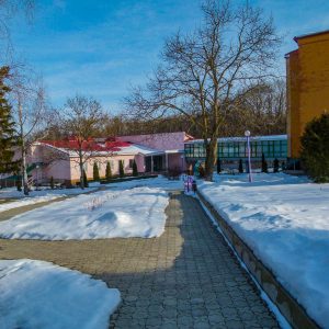 Территория в санатории Лесной в городе Железноводске - фотография