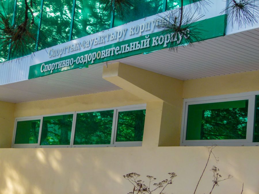 Территория в санатории Лесной в городе Железноводске - фотография