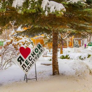 Территория в санатории Лесной в городе Железноводске - фотография