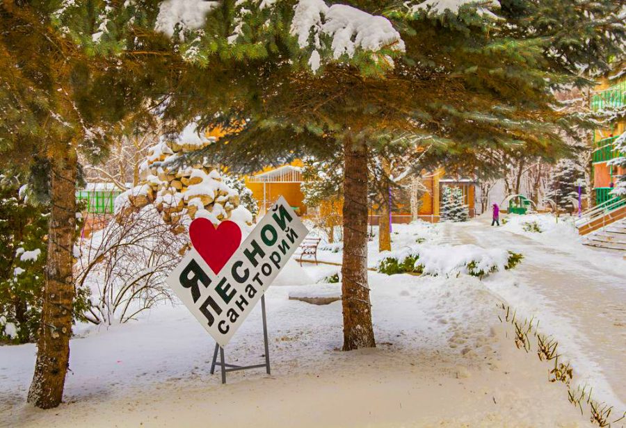 Территория в санатории Лесной в городе Железноводске - фотография