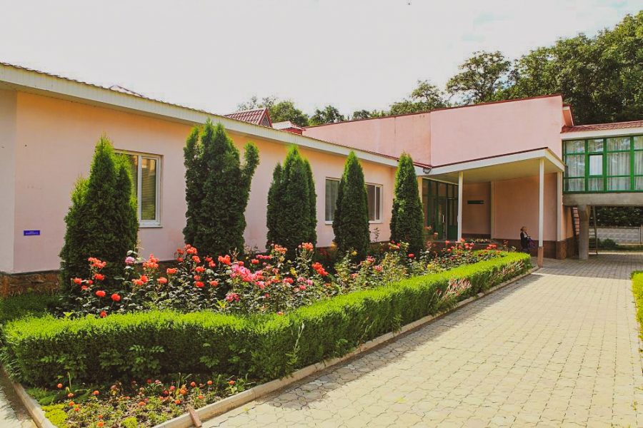 Территория в санатории Лесной в городе Железноводске - фотография