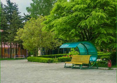 Территория в санатории Лесной в городе Железноводске - фотография