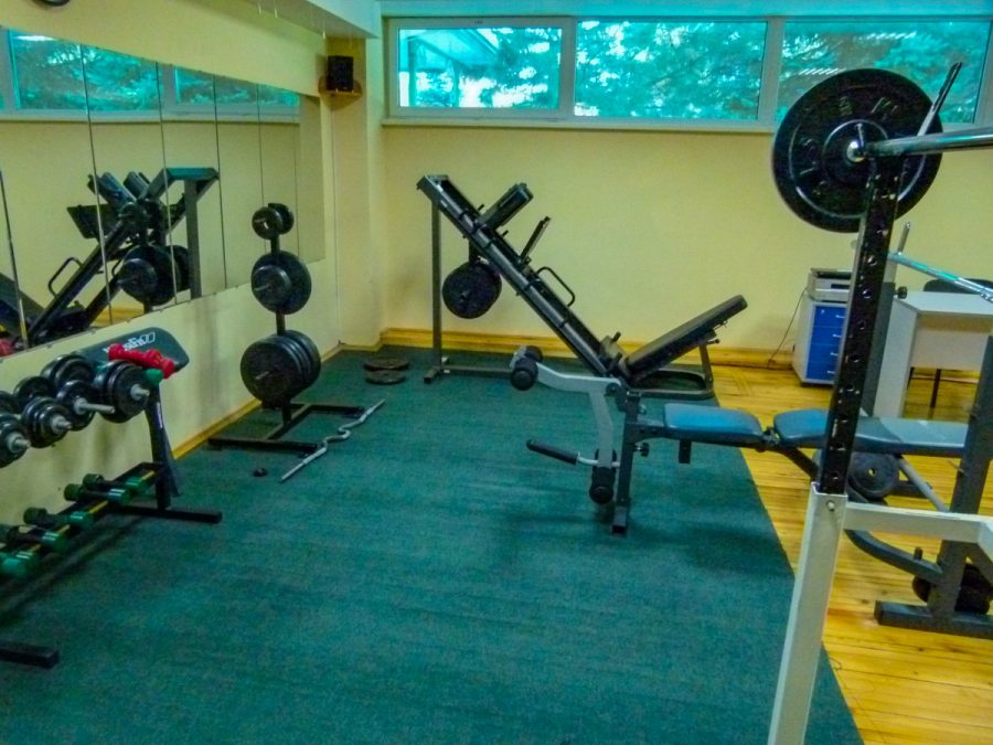 Тренажерный зал в санатории Лесной в городе Железноводске - фотография