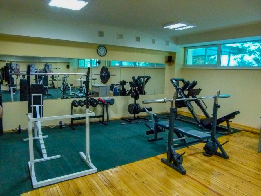 Тренажерный зал в санатории Лесной в городе Железноводске - фотография