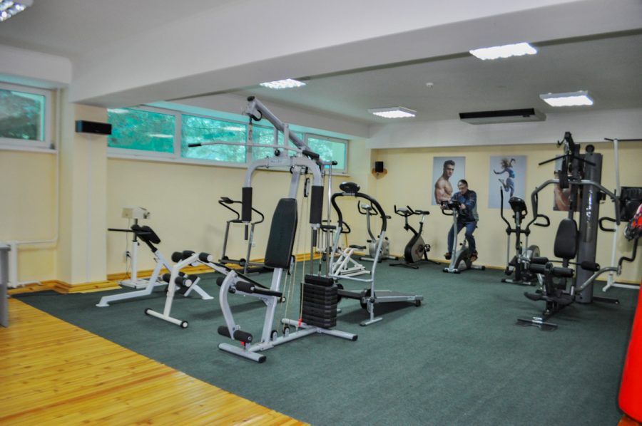 Тренажерный зал в санатории Лесной в городе Железноводске - фотография