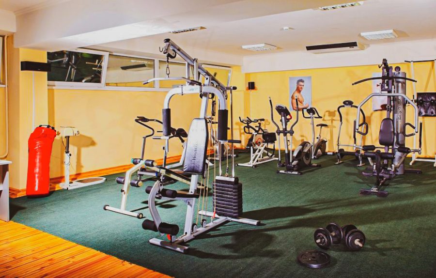 Тренажерный зал в санатории Лесной в городе Железноводске - фотография