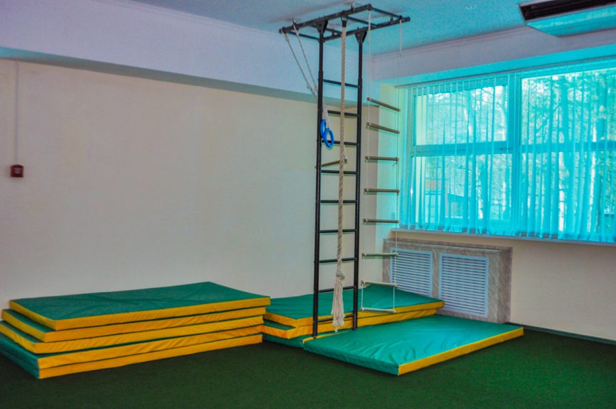 Зал ЛФК в санатории Лесной в городе Железноводске - фотография