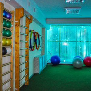 Зал ЛФК в санатории Лесной в городе Железноводске - фотография